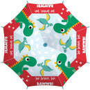 kinder???????paraplu Dino 48 cm polyester rood/lichtblauw