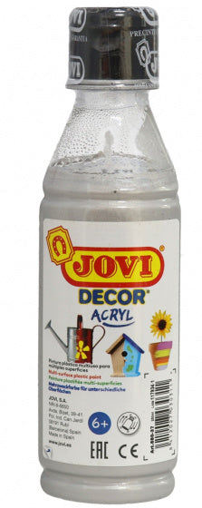 acrylverf Decor junior 250 ml acryl zilver