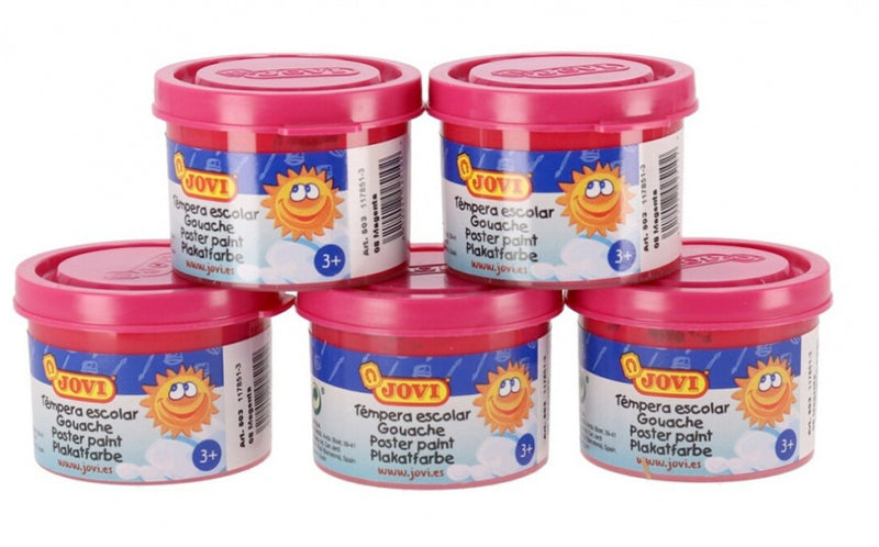plakkaatverf junior 35 ml magenta 5 stuks