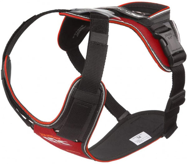 Julius K9 Idc Hondentuig Longwalk Rood / Grijs XL 70-96 CM 20-28 KG