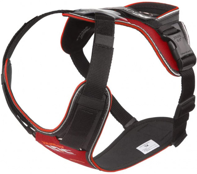 Julius K9 Idc Hondentuig Longwalk Rood / Grijs XL 70-96 CM 20-28 KG