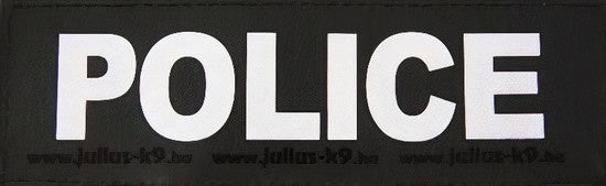 JULIUS K9 LABELS VOOR POWER-HARNAS/TUIG POLICE SMALL