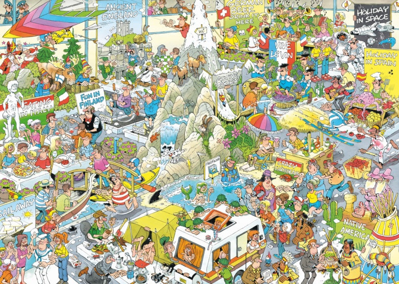 Puzzel 1000 st. JvH de Vakantiebeurs
