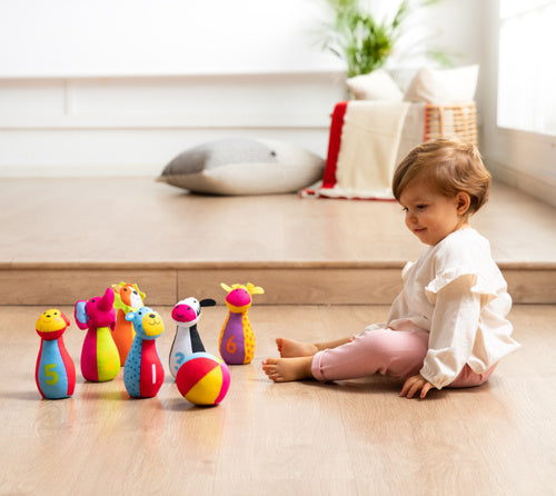 kegelspel junior 15 cm nylon 7-delig
