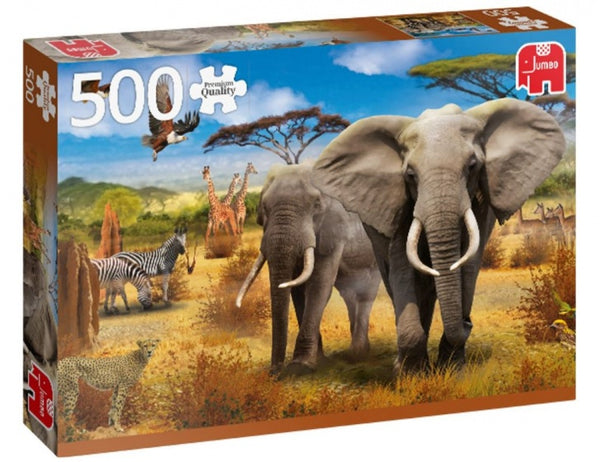 Jumbo Premium Quality Puzzel Afrikaanse Savannah 500 Stukjes