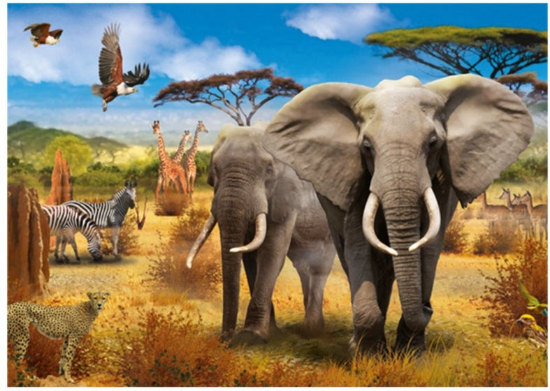 Jumbo Premium Quality Puzzel Afrikaanse Savannah 500 Stukjes