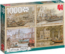 A. Pieck Canal boats 1.000 st 18855