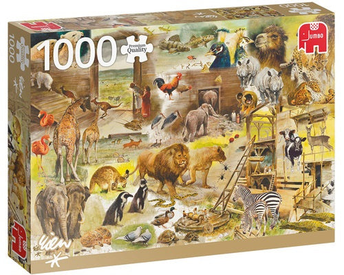 legpuzzel Bouw van de ark van Noach 1000 stukjes