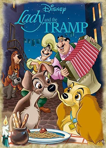 legpuzzel Disney Lady en de Vagebond 1000 stukjes