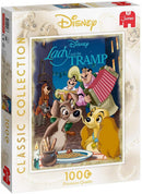 legpuzzel Disney Lady en de Vagebond 1000 stukjes
