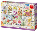 legpuzzel Flower Stamps, Summer Flowers 1000 stukjes
