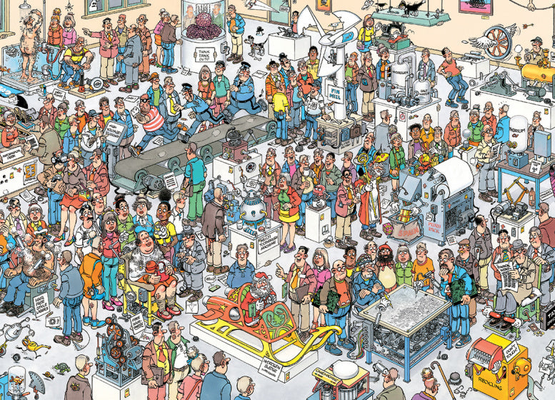 Puzzel 1000 st. JvH Beurs van de Toekomst