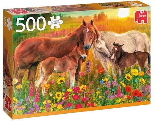 legpuzzel Paarden in de Wei 500 stukjes