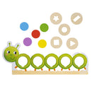 puzzel Vormenrups junior 25 x 19 cm hout groen