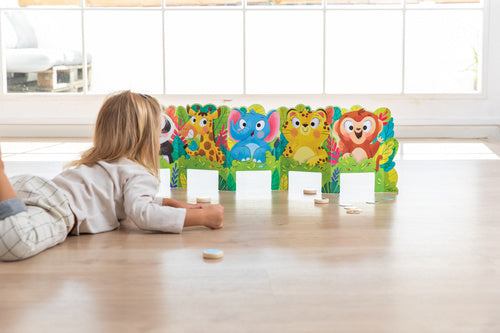 spel Jungle Race junior 30 x 22 cm hout/karton groen