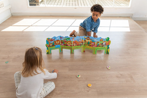spel Jungle Race junior 30 x 22 cm hout/karton groen