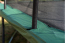 trampoline Rectangulaire 400 x 275 cm staal/mesh groen