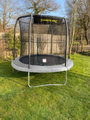 trampoline Tyro 305 x 243,8 cm staal/mesh grijs