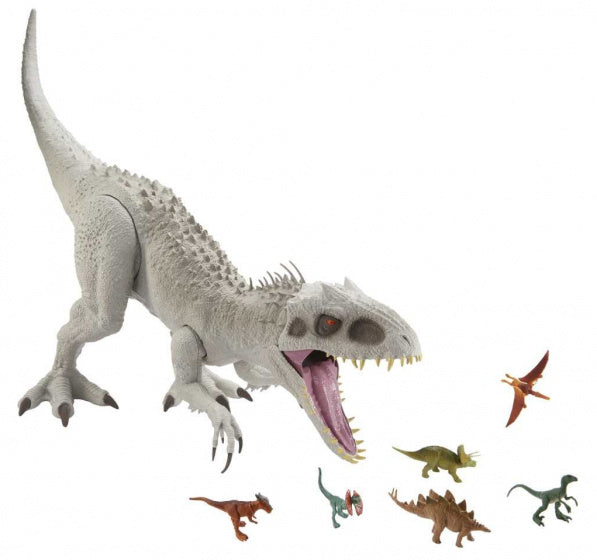 dinosaurus Colossal Indominus Rex 90 cm grijs