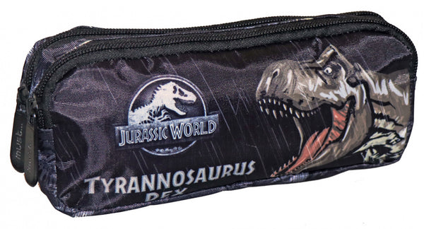 etui Tyrannosaurus 21 x 6 x 9 cm polyester grijs