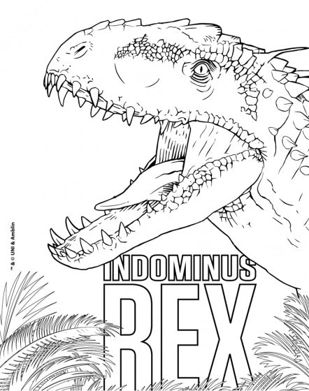 Kleurboek Jurassic World T-Rex, 24 Vellen