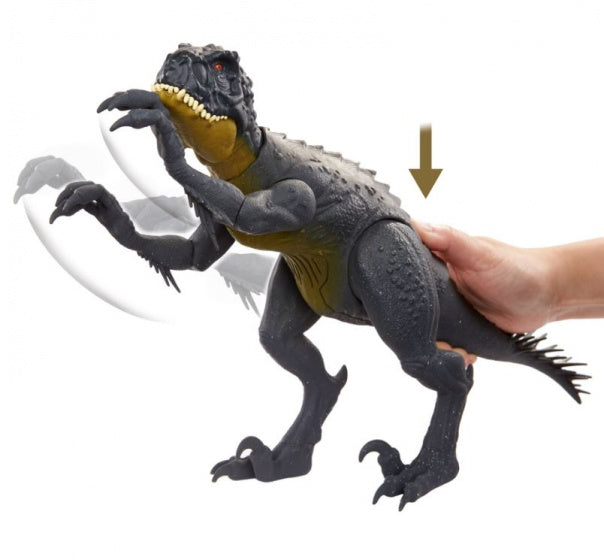 speelfiguur Slash 'N Battle Dino 24 cm grijs