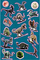 stickervel jongens 8 x 12 cm zwart/blauw 5 stuks