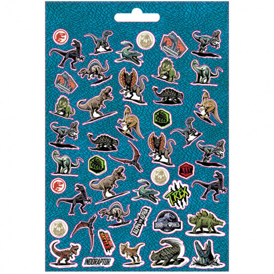 stickervel junior 21,5 x 14,5 cm turquoise