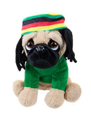 hondenknuffel rasta 20 cm groen