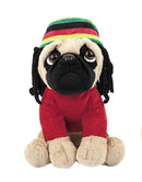 hondenknuffel rasta 20 cm rood