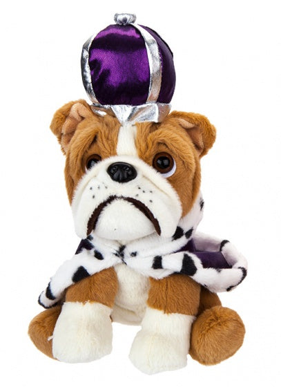 hondenknuffel Royal 20 cm paars