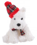 knuffelhond West Highland white terriër wit 23 cm