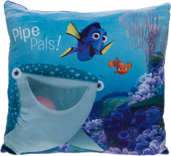 kussen Finding Dory: Pipe Pals 40 x 40 cm blauw