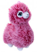 pluchen Alpaca knuffel 22 cm junior roze