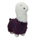 pluchen knuffel Alpaca 22 cm junior paars