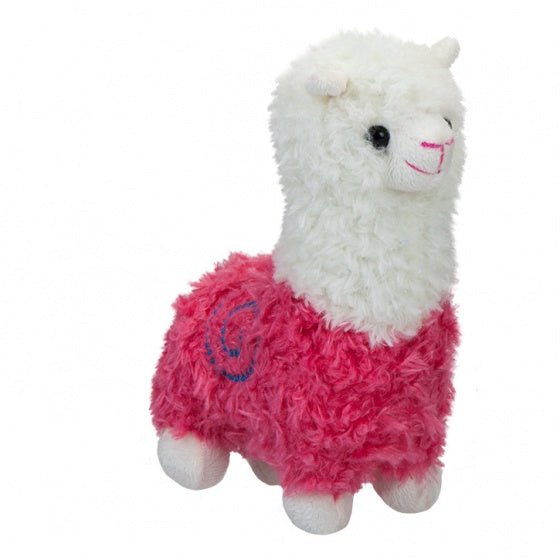 pluchen knuffel Alpaca 28 cm junior roze