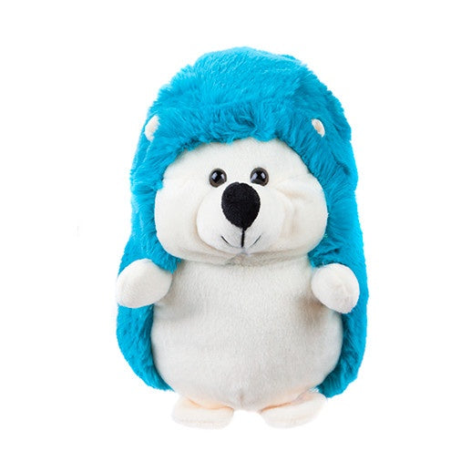 pluchen knuffel Egel 14 cm junior blauw