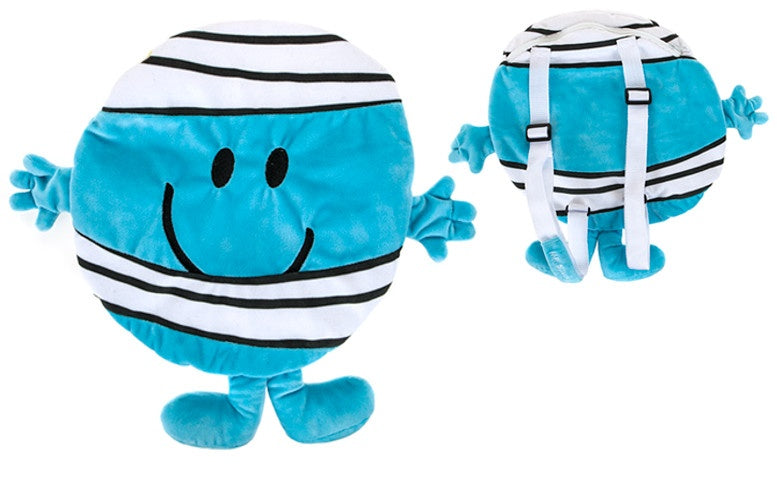 pluchen rugzak 2 liter blauw