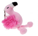 sleutelhanger flamingo roze 10 cm