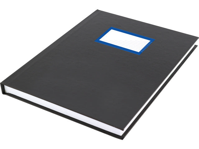 boeketiketten junior papier blauw/wit 7,5 x 5 cm 24 stuks