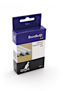 Bordkrijt wit 12 stuks