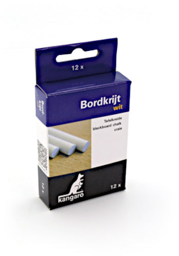 Bordkrijt wit 12 stuks