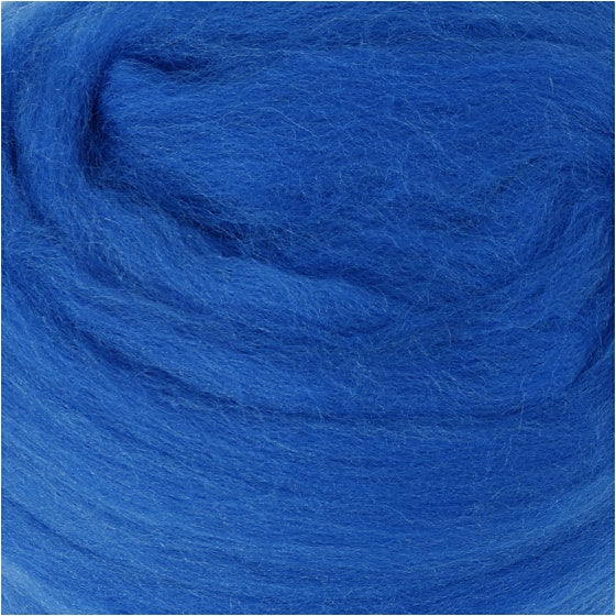 wol Merino 21 micron cobalt-blauw 100 gram per bol
