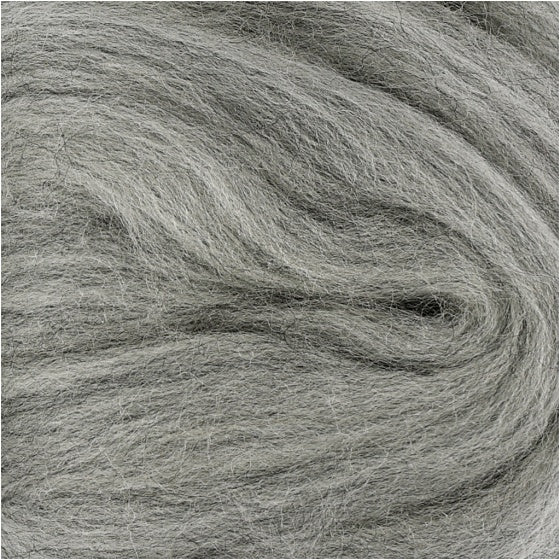 wol Merino 21 micron grijs 100 gram per bol