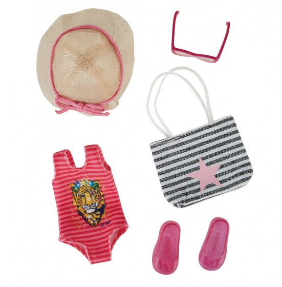 Beach Party outfit tienerpop kledingset 5-delig