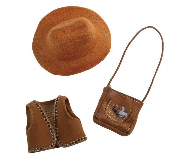 Cowgirl accessoires tienerpop set 3-delig