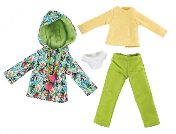 Winter outfit tropical tienerpop kledingset 4-delig
