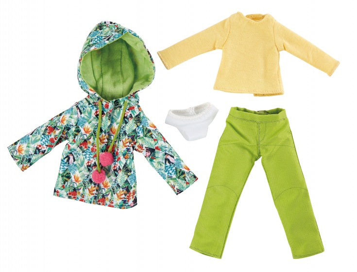 Winter outfit tropical tienerpop kledingset 4-delig