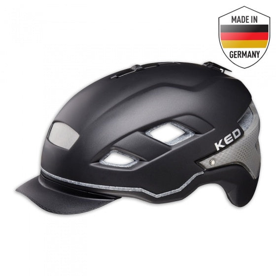 Fietshelm KED Berlin M (52-58cm) - zwart mat