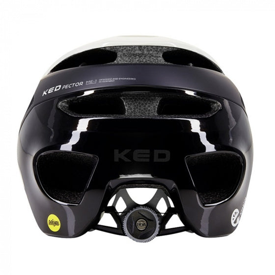 Fietshelm KED Pector ME-1 L (58-61cm) - zwart / wit